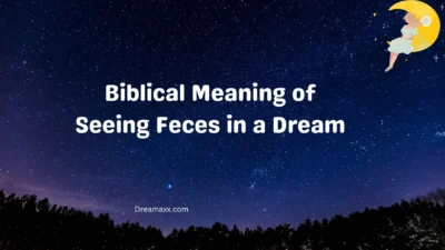 Biblical Meaning of Seeing Feces in a Dream