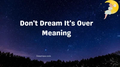 Don't Dream It's Over Meaning