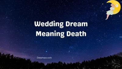 Wedding Dream Meaning Death